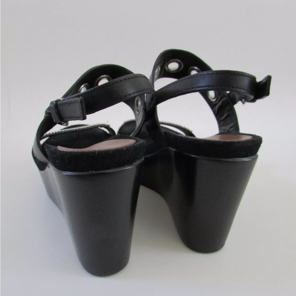 Donald J Pliner Jerri Black Wedges/ Sandals Size 11M - Picture 4 of 8
